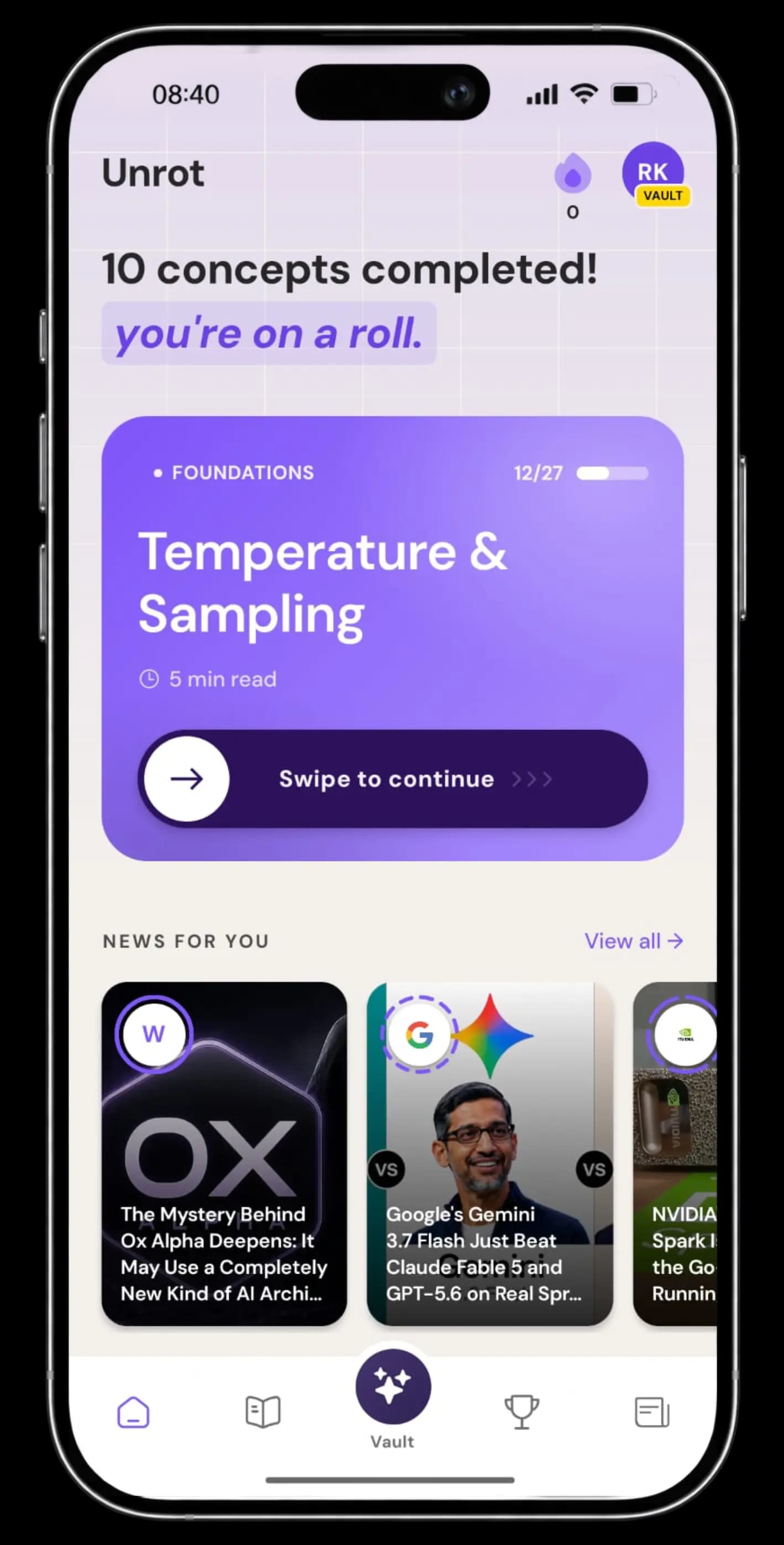 Unrot app