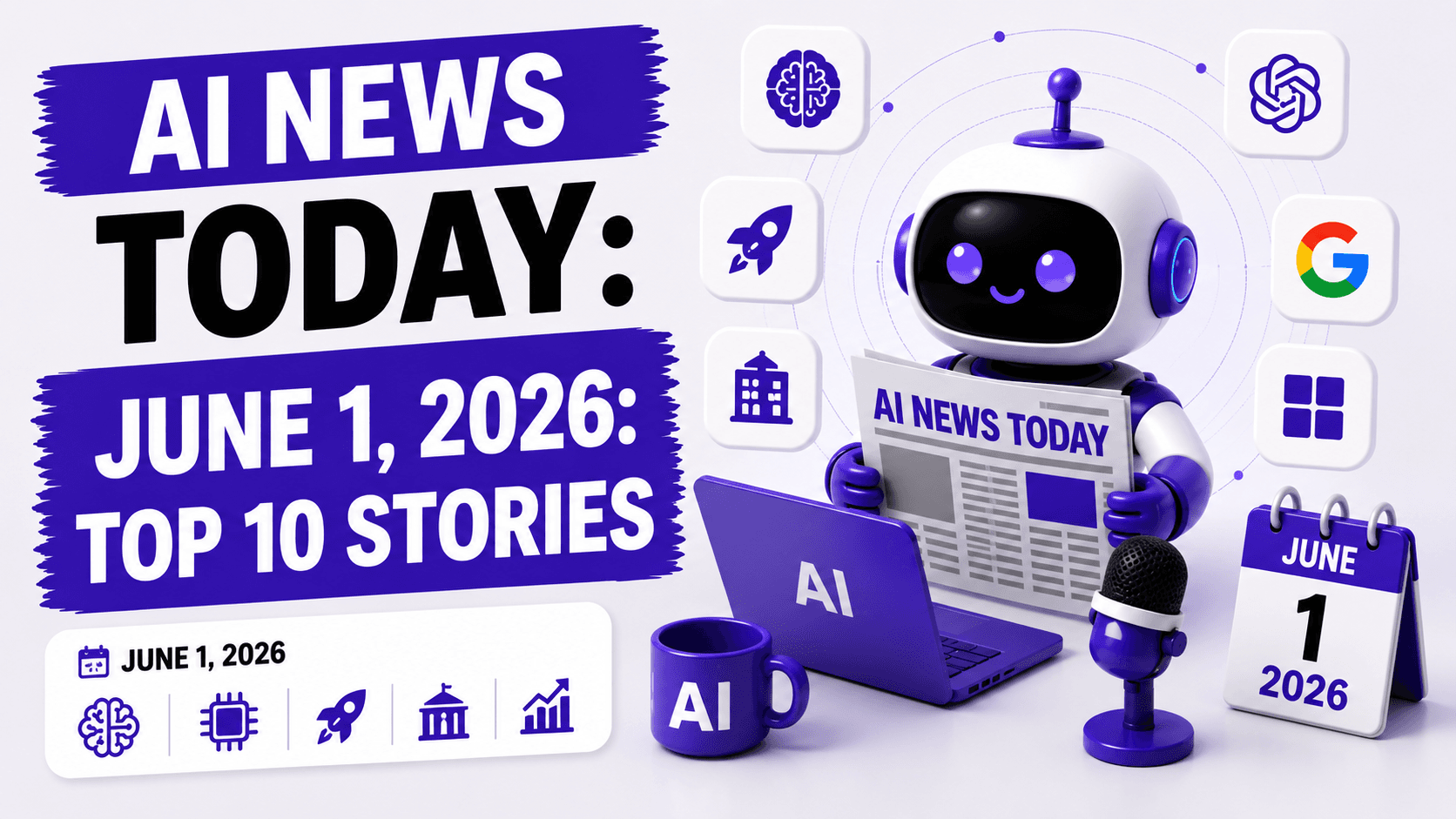 AI News Today: Top 10 AI Stories - June 1, 2026