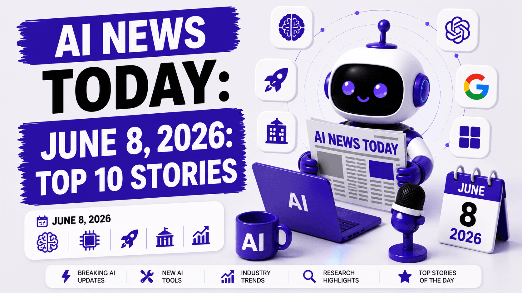 AI News Today: Top 10 AI Stories - June 8, 2026