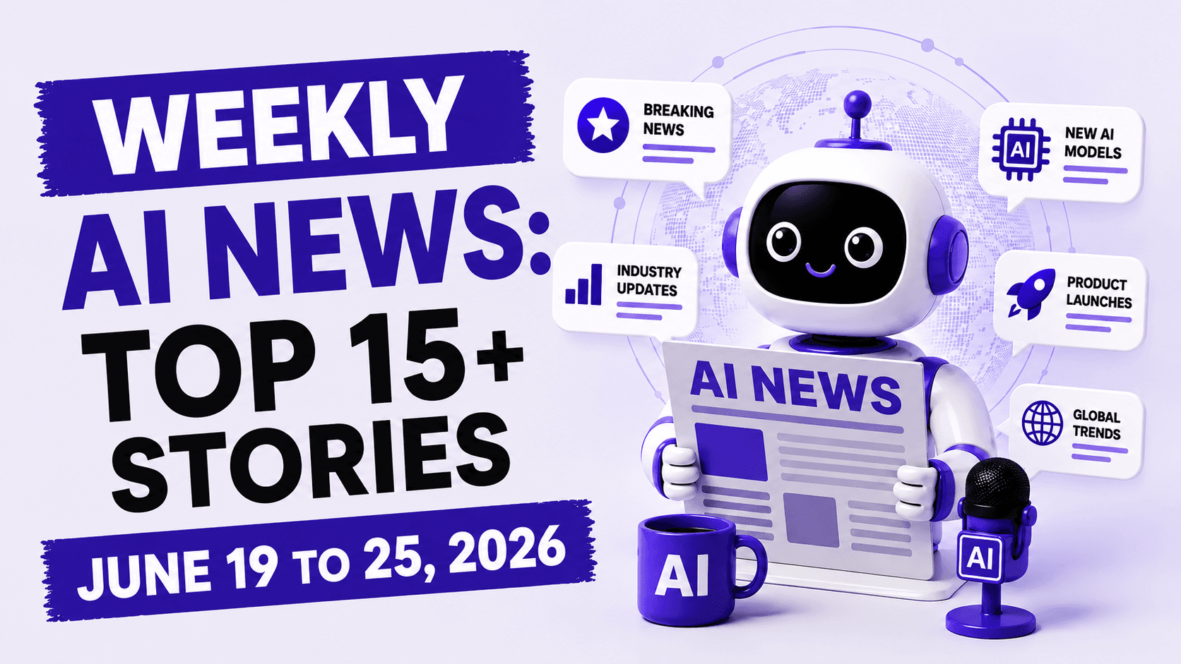 Weekly AI News: Top 15+ Stories -June 19 to 25, 2026