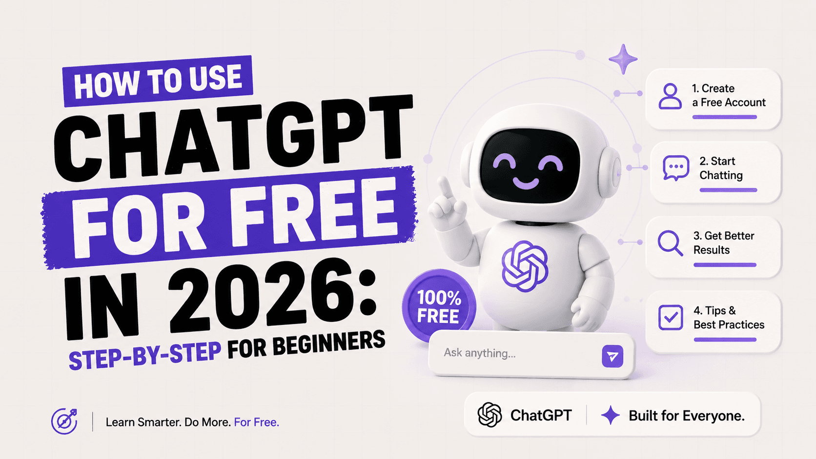 How to Use ChatGPT for Free in 2026: Step-by-Step for Beginners