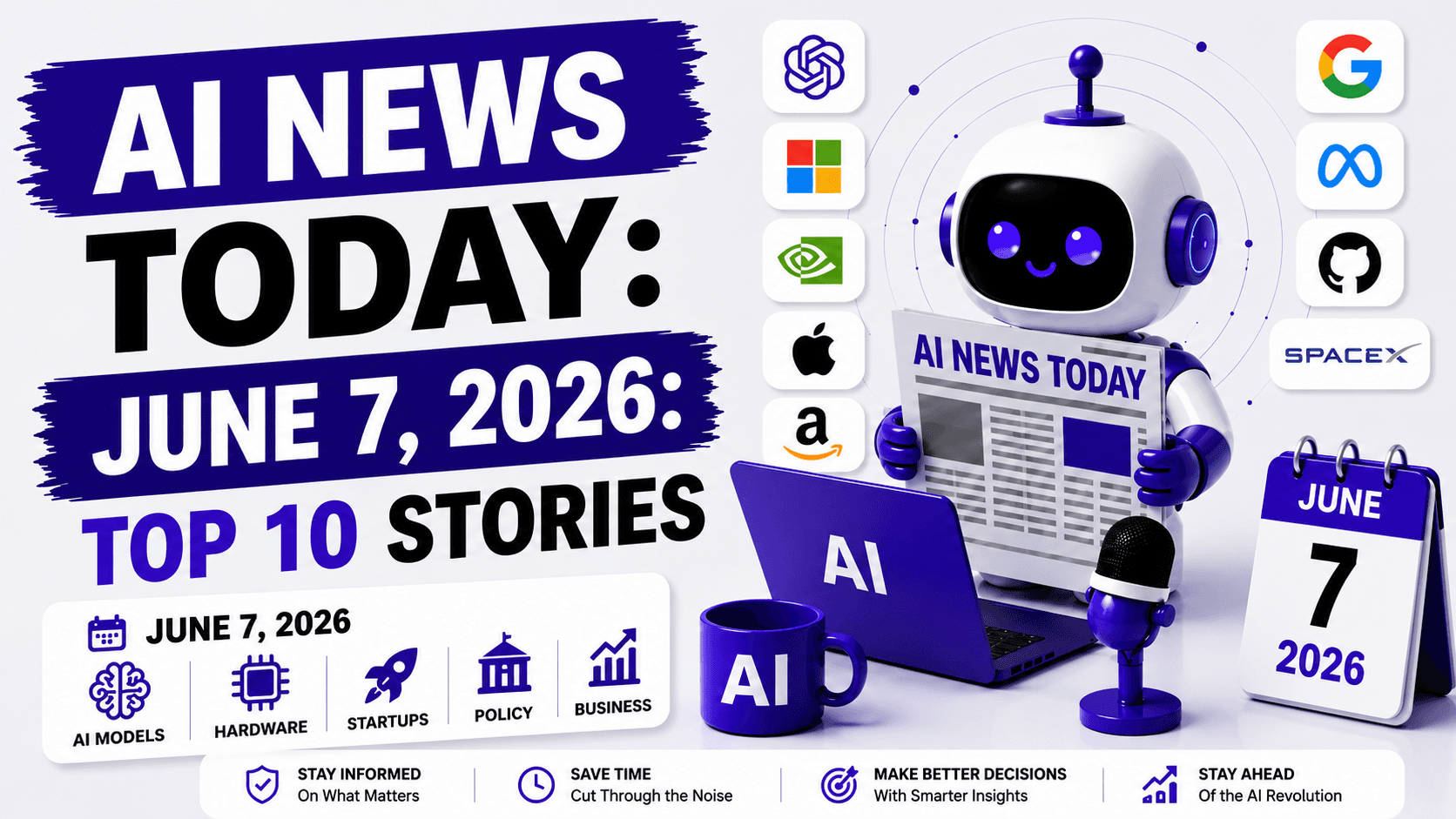 AI News Today: Top 10 AI Stories - June 7, 2026