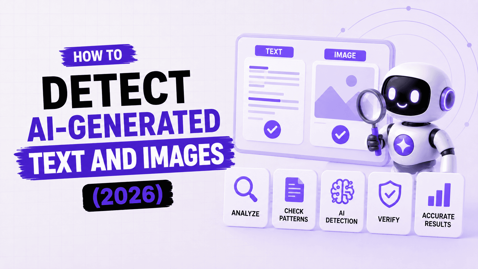 How to Detect AI-Generated Text and Images (2026)