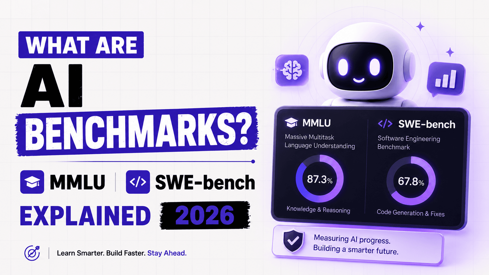 What Are AI Benchmarks? MMLU & SWE-bench Explained 2026