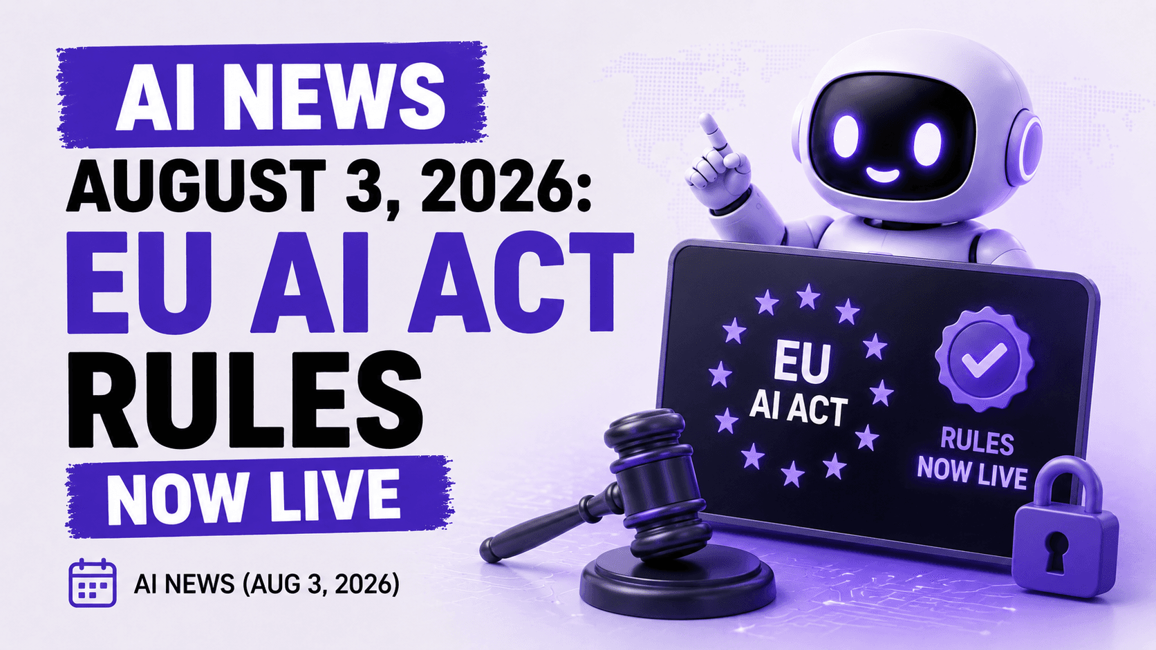 EU AI Act Rules Are Now Live: AI News (Aug 3, 2026)