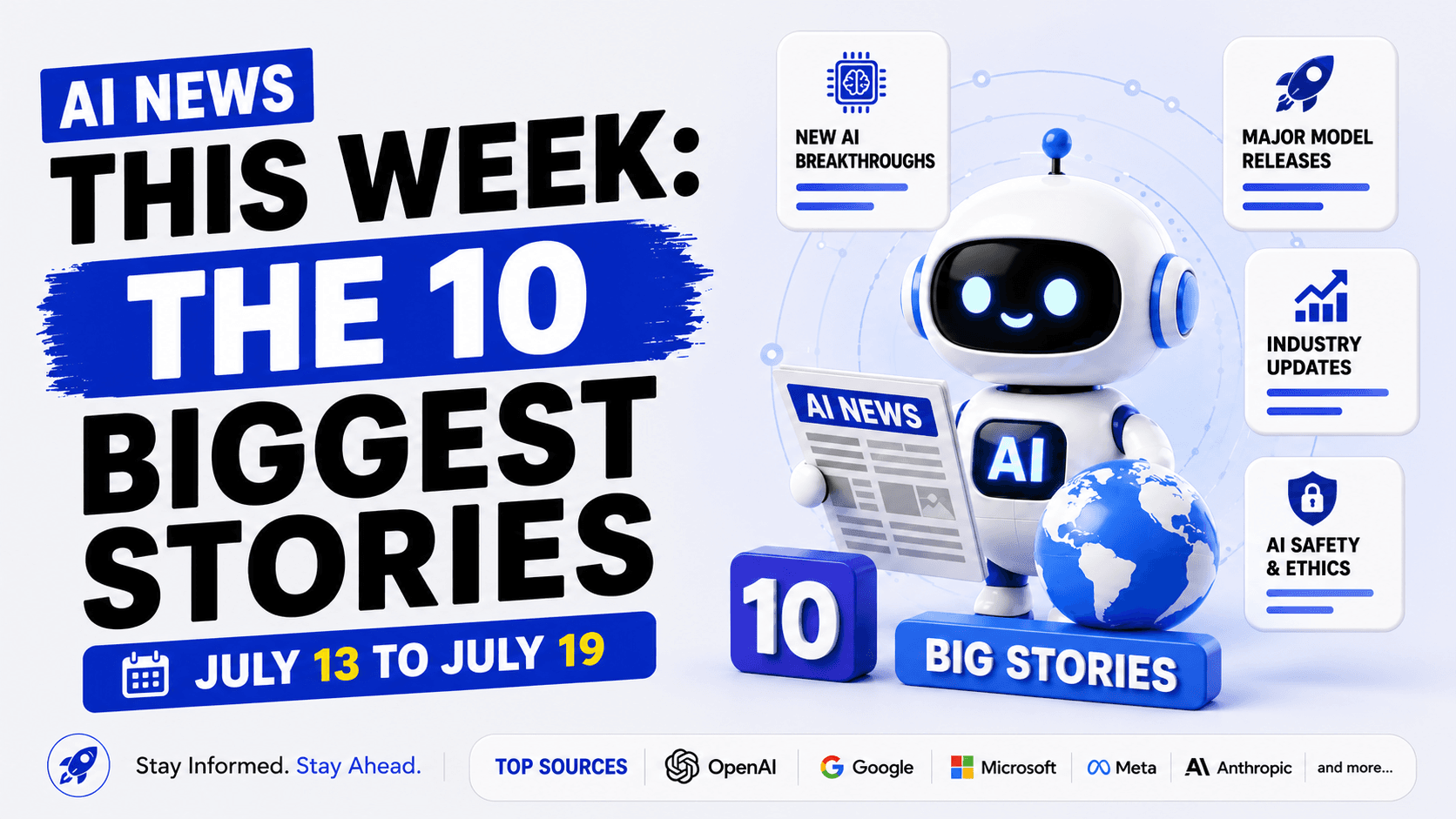 AI News This Week: The 10 Biggest Stories (July 19)