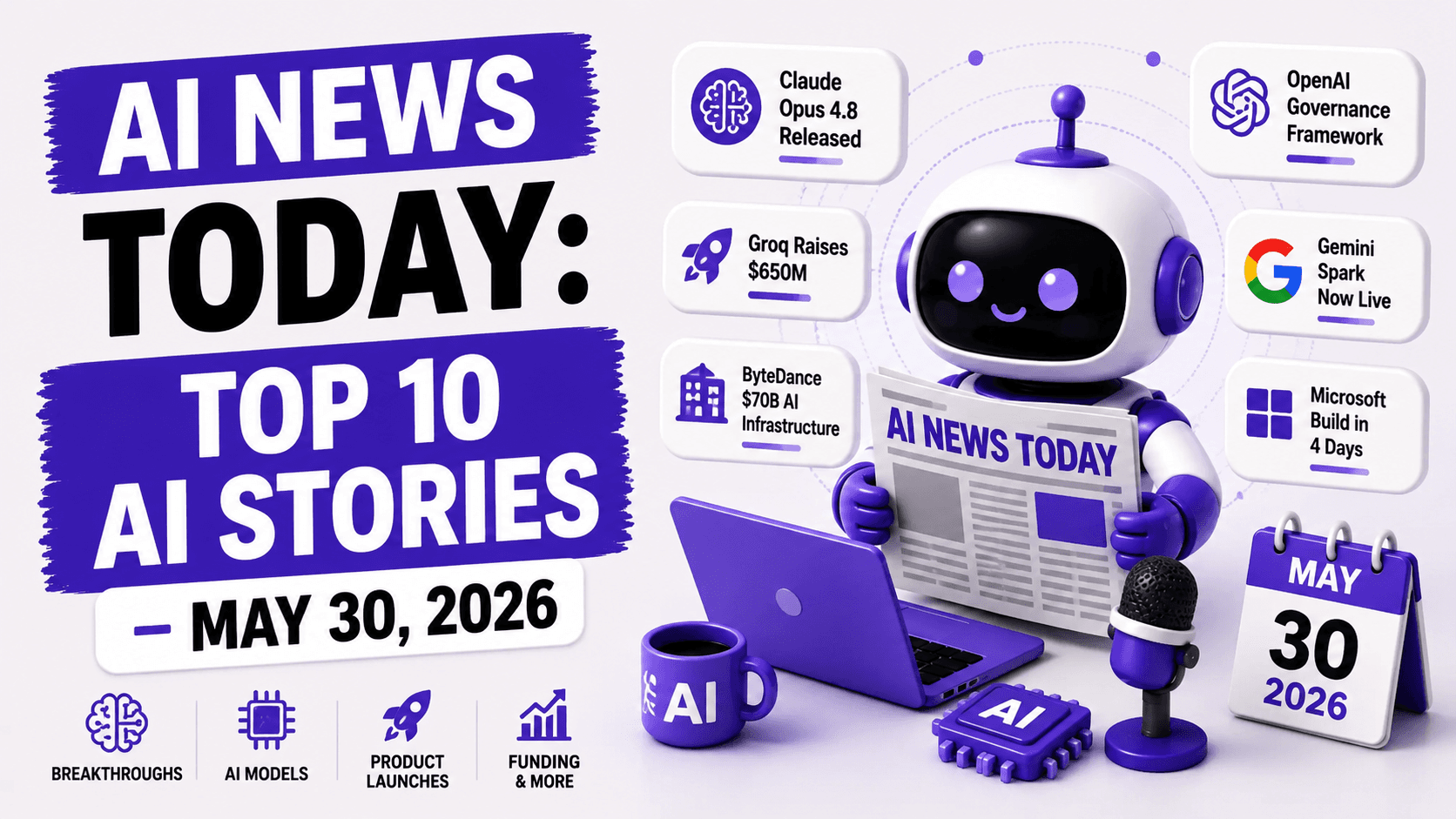 AI News Today: Top 10 AI Stories - May 30, 2026