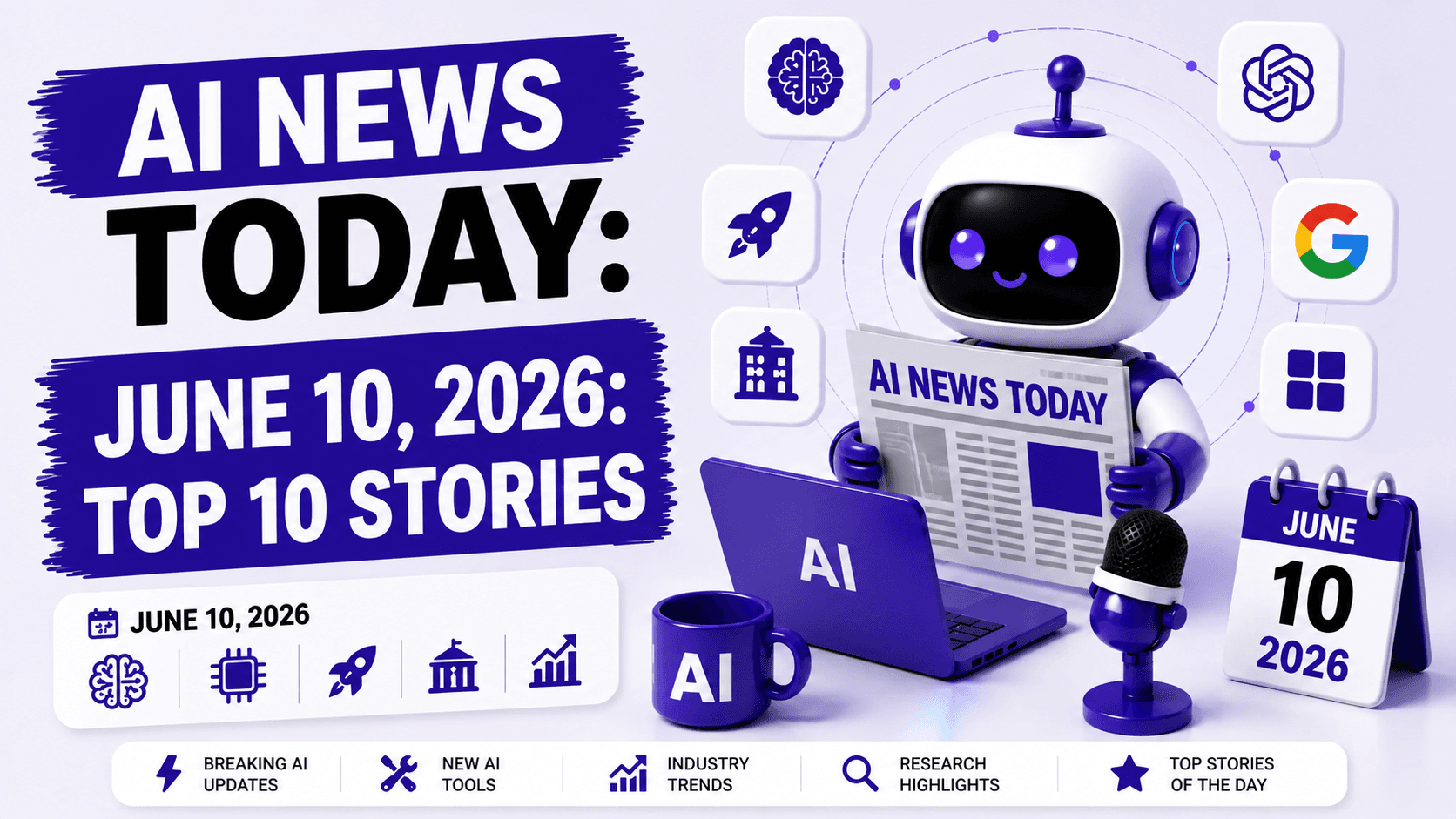 AI News Today: Top 10 AI Stories - June 10, 2026